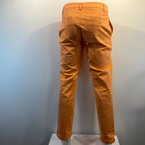 Jos. A. Bank Men's Coral Summer Slim Fit Chino Pant - Size 32 x 30 - NWT - Picture 5 of 7